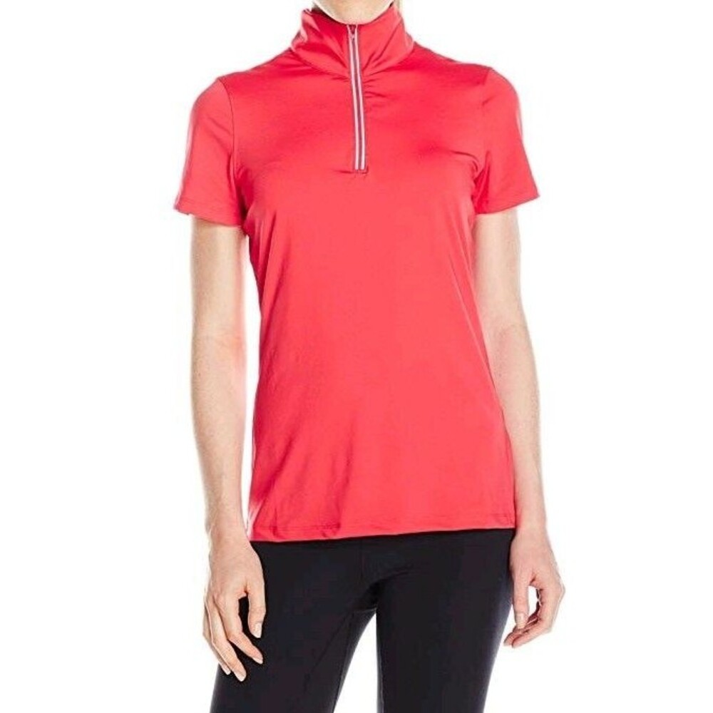 Mott50 Women's Kathryn Polo Shirt UPF 50 Coral Size XS